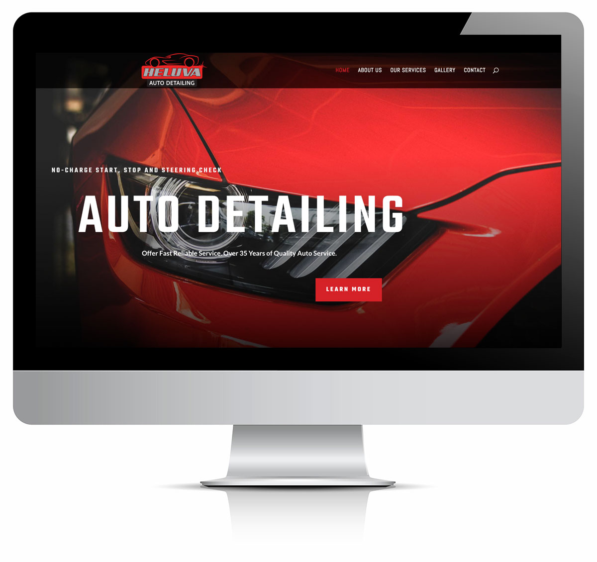 Website design project for Vaughan business - Heluva Car Wash
