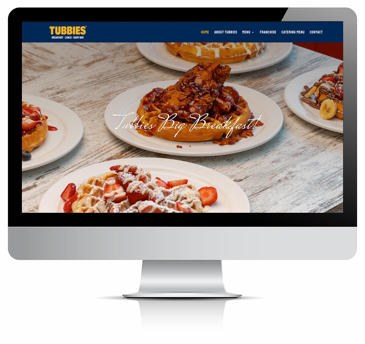 Website design project for Vaughan business - Tubbies Big Breakfast